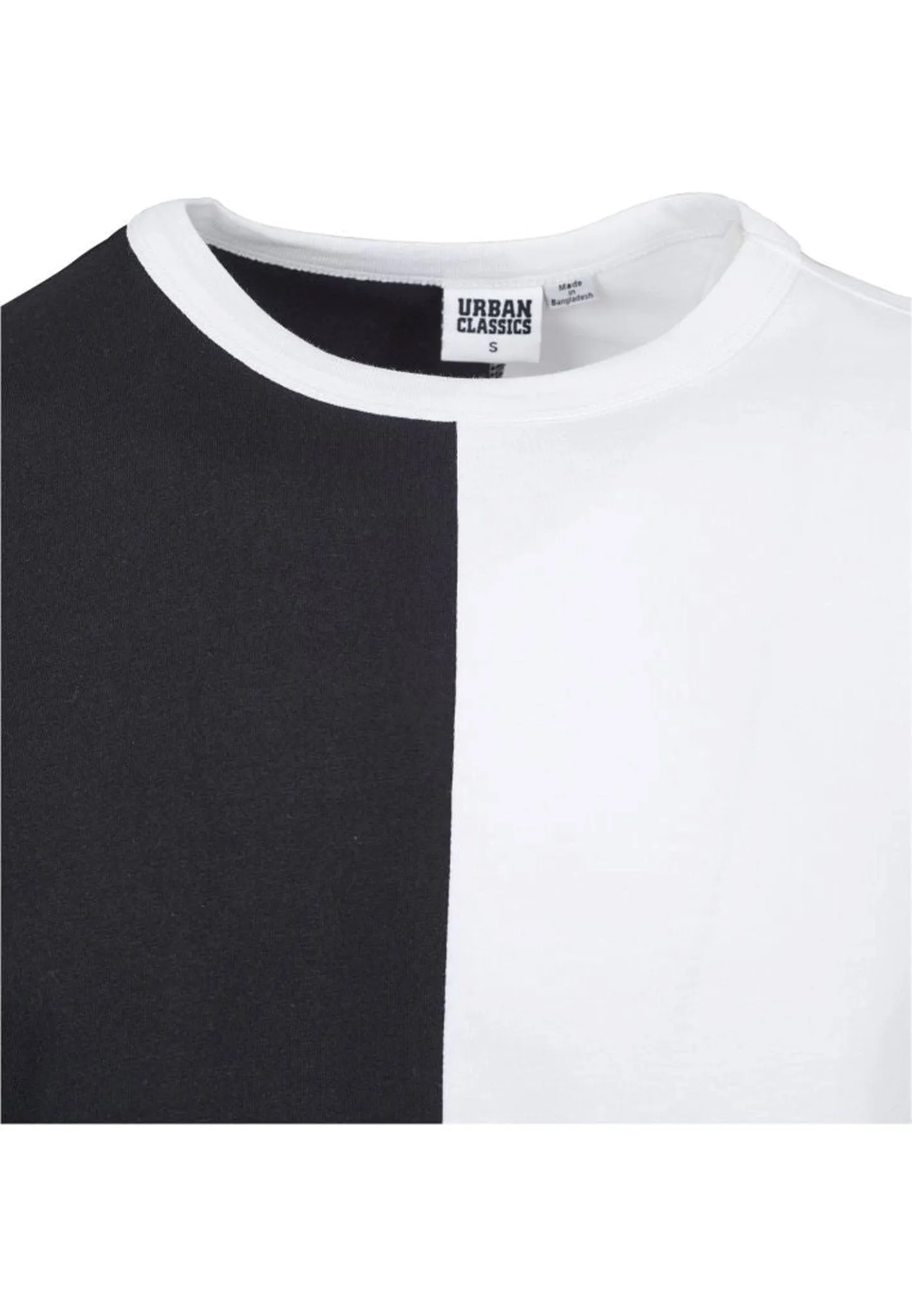 Oversize Harlequin Tee - Black and white