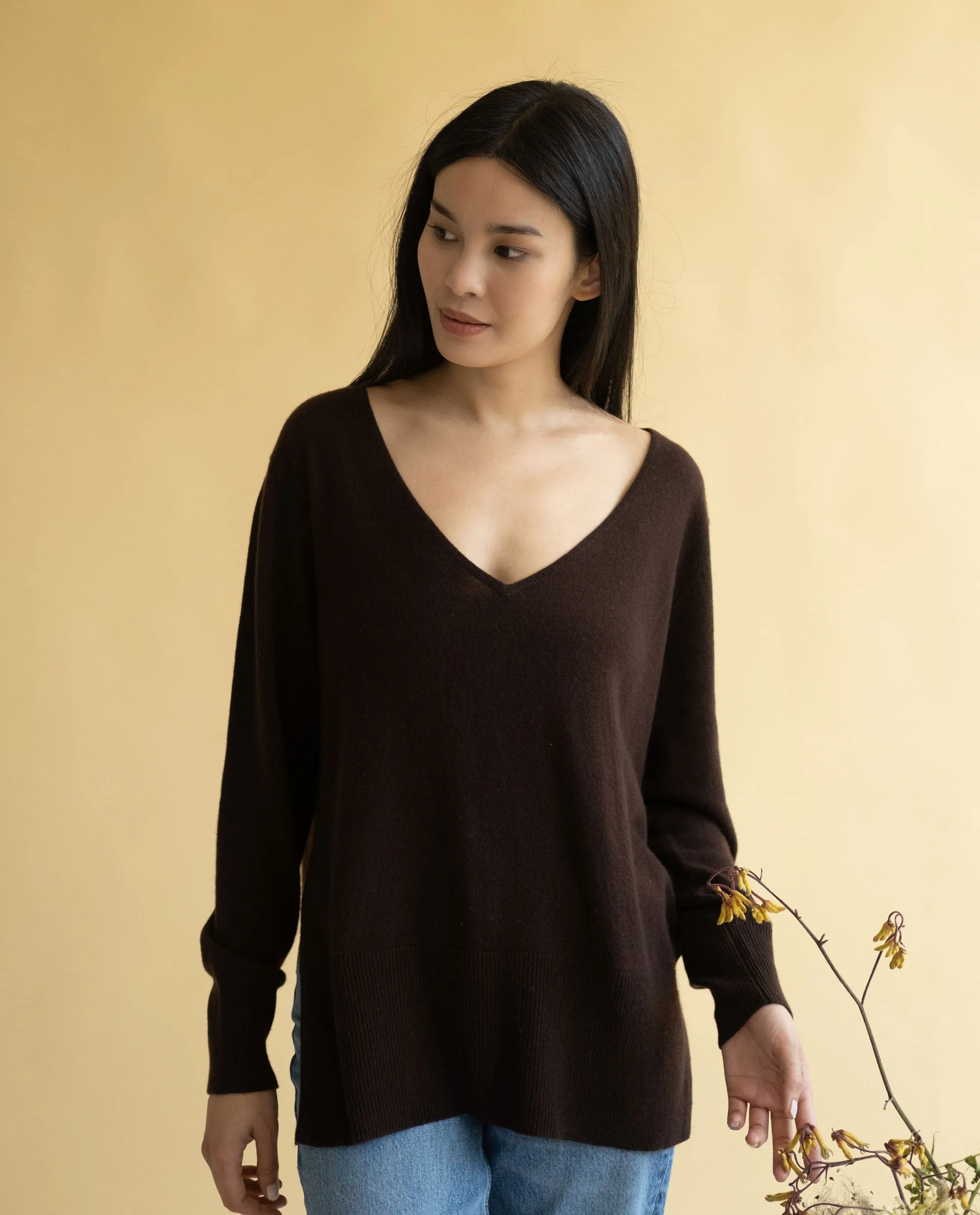 Oversize V neck Sweater