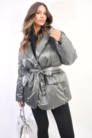 Oversized Belted Jacket