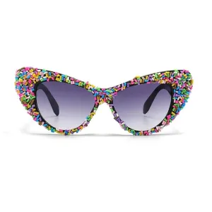 Oversized Candy Coloured Gradient Sunglasses