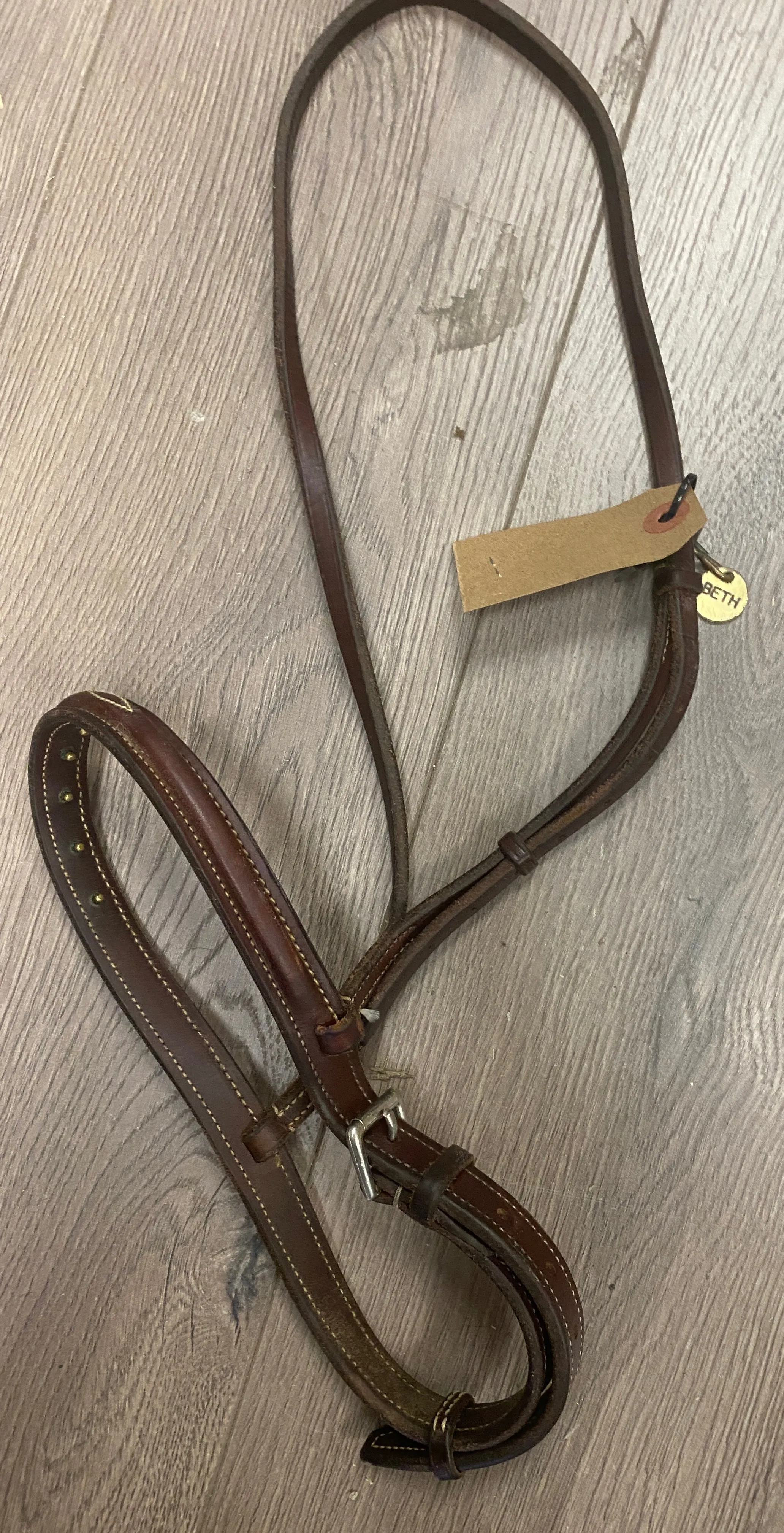 Oversized Edgewood Fancy Stitch Tack Noseband *nice