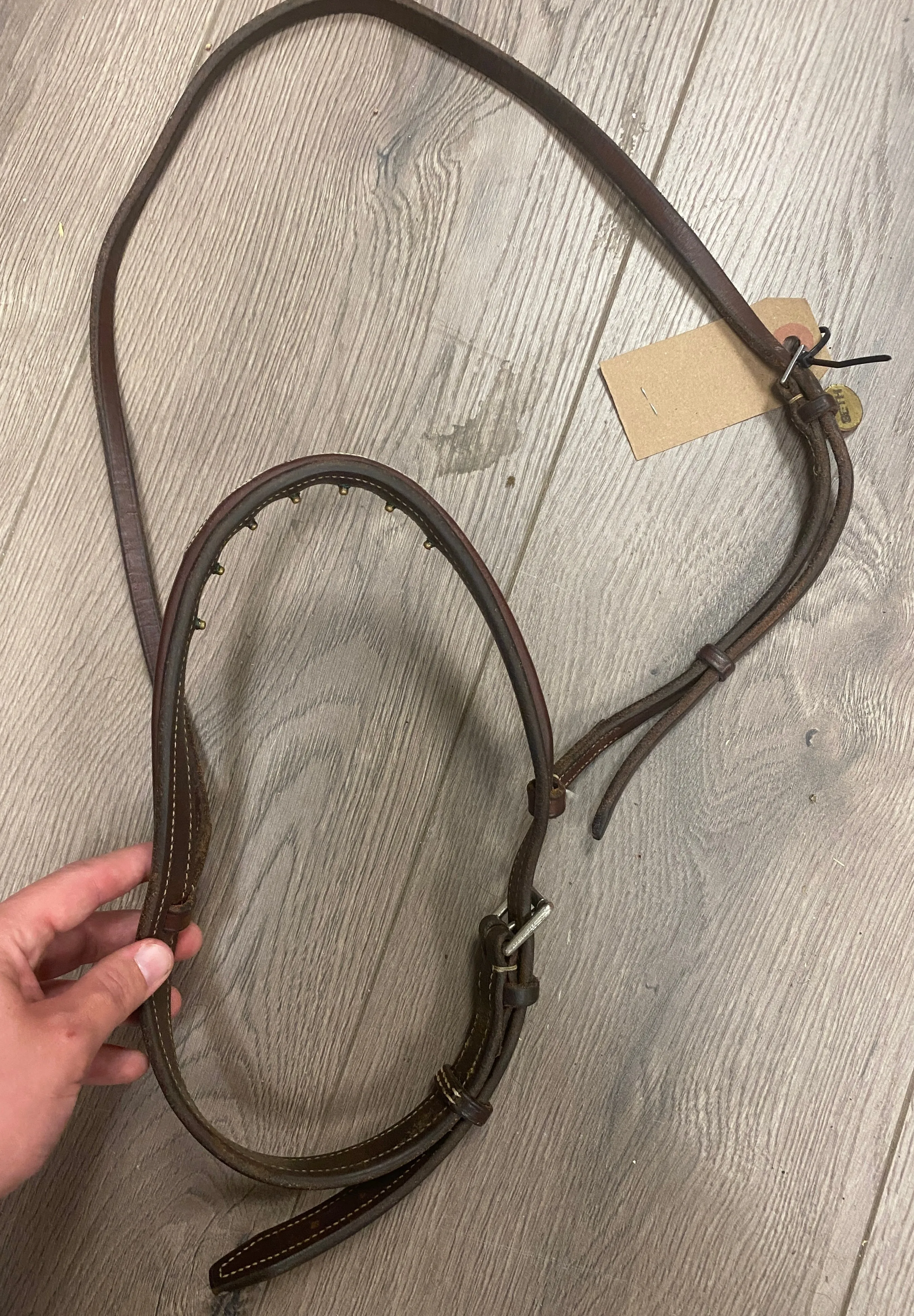 Oversized Edgewood Fancy Stitch Tack Noseband *nice