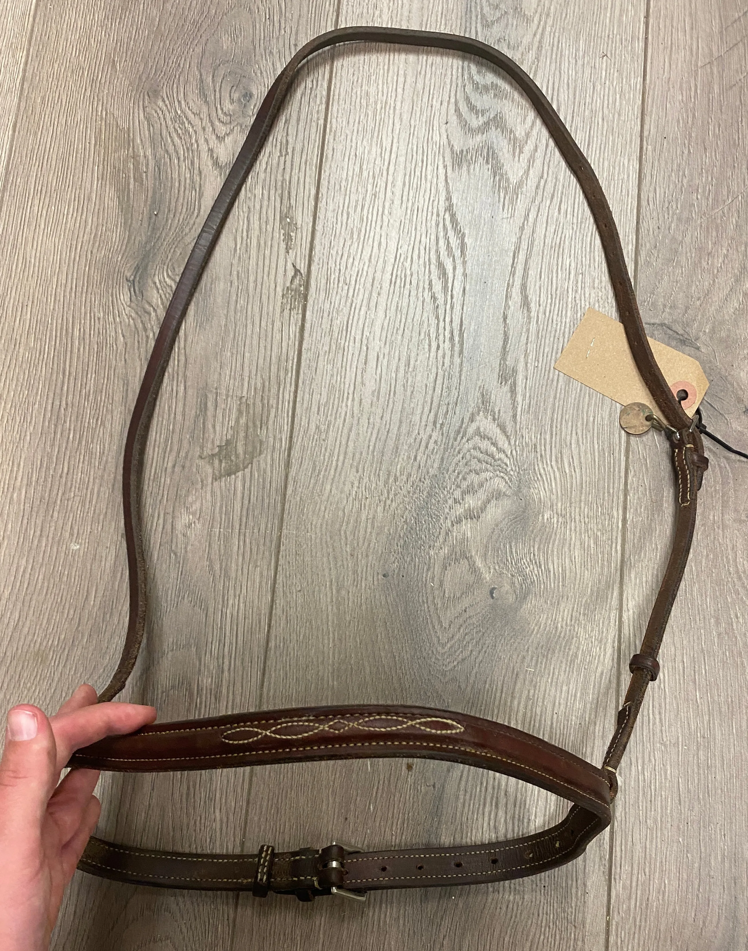 Oversized Edgewood Fancy Stitch Tack Noseband *nice