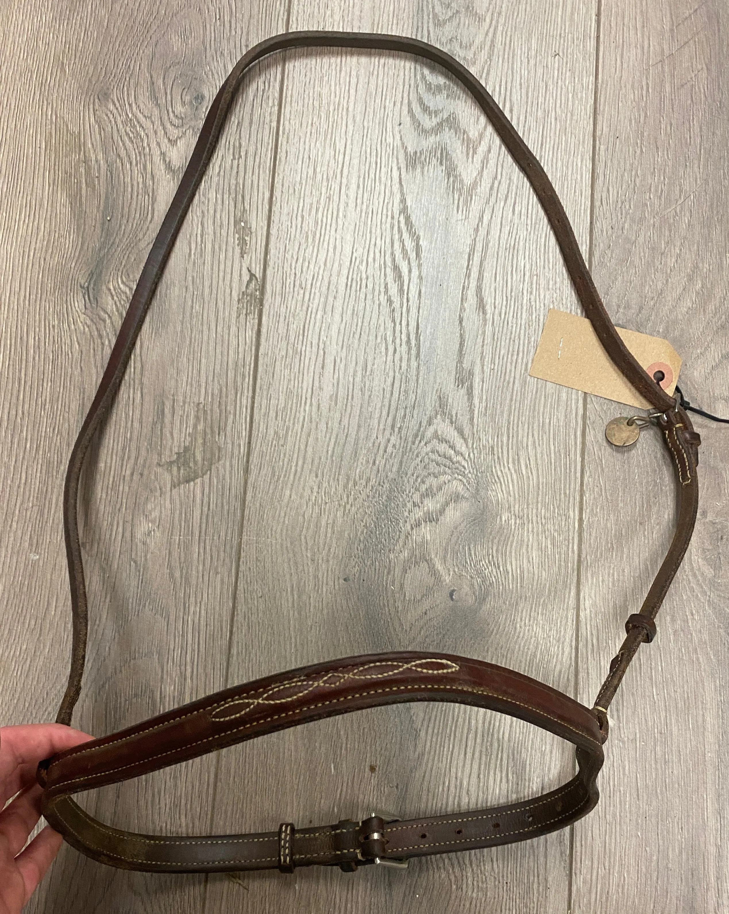 Oversized Edgewood Fancy Stitch Tack Noseband *nice