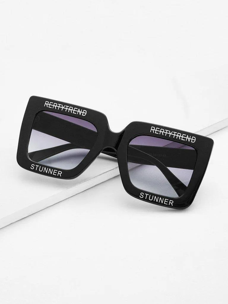 Oversized Square Sunglasses