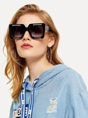 Oversized Square Sunglasses