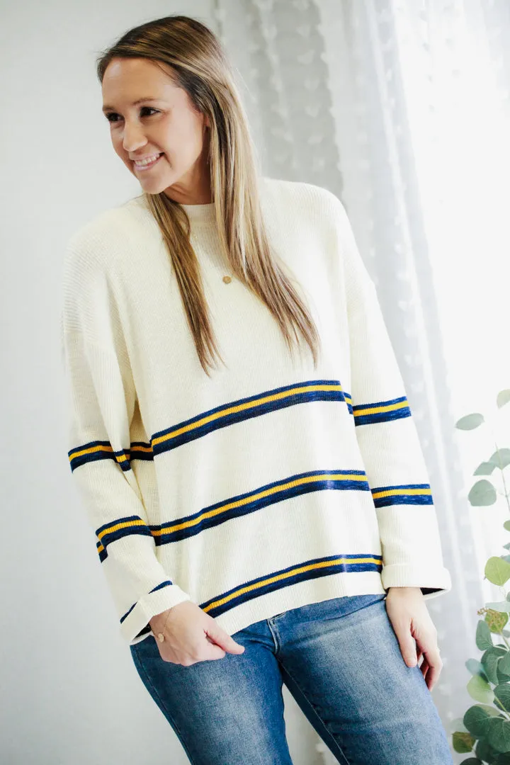 Oversized Striped Sweater