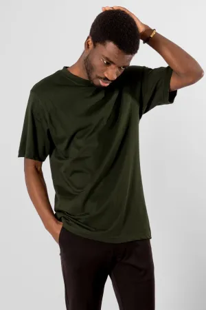 Oversized T-shirt - Dark Green