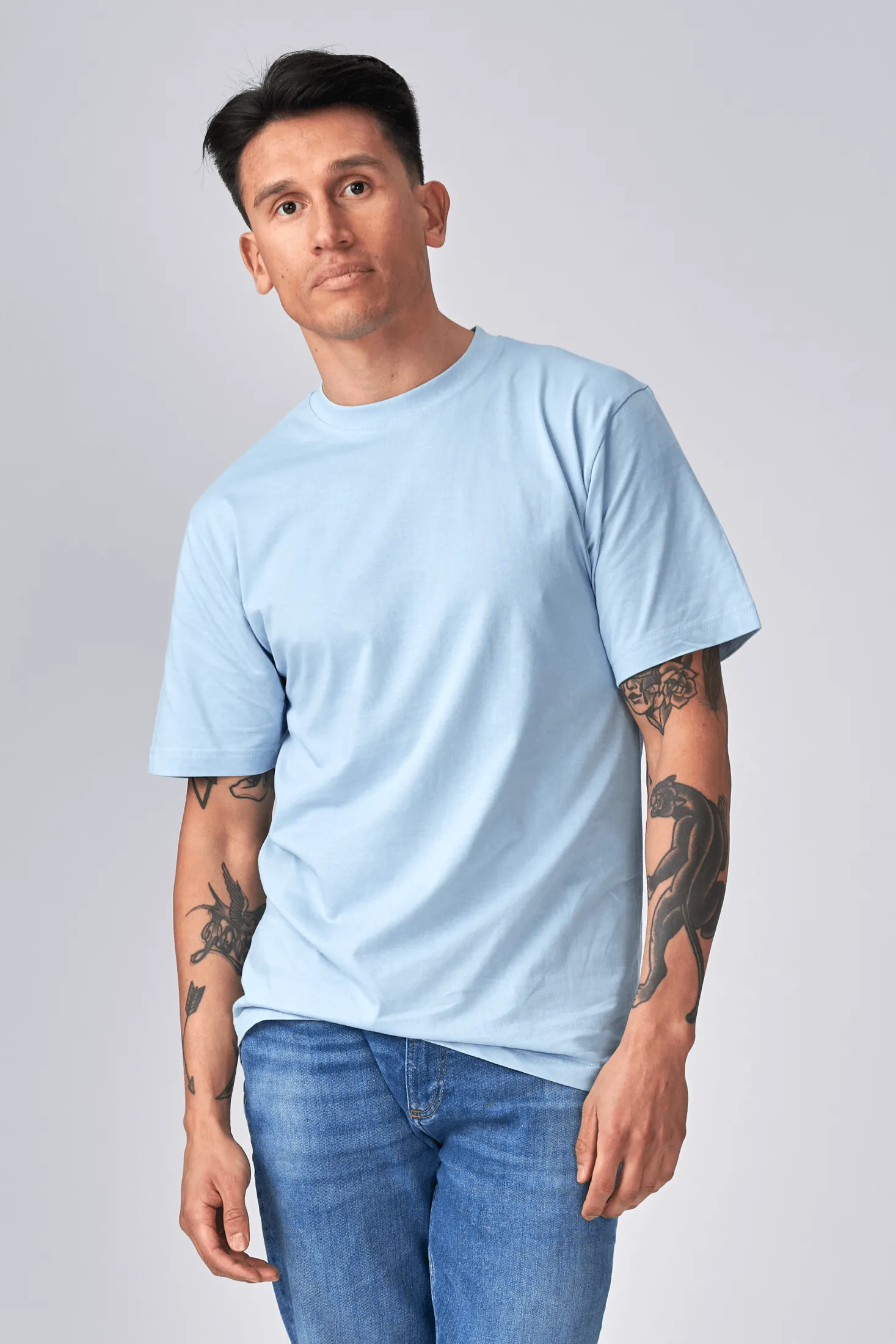 Oversized T-shirt - Light blue