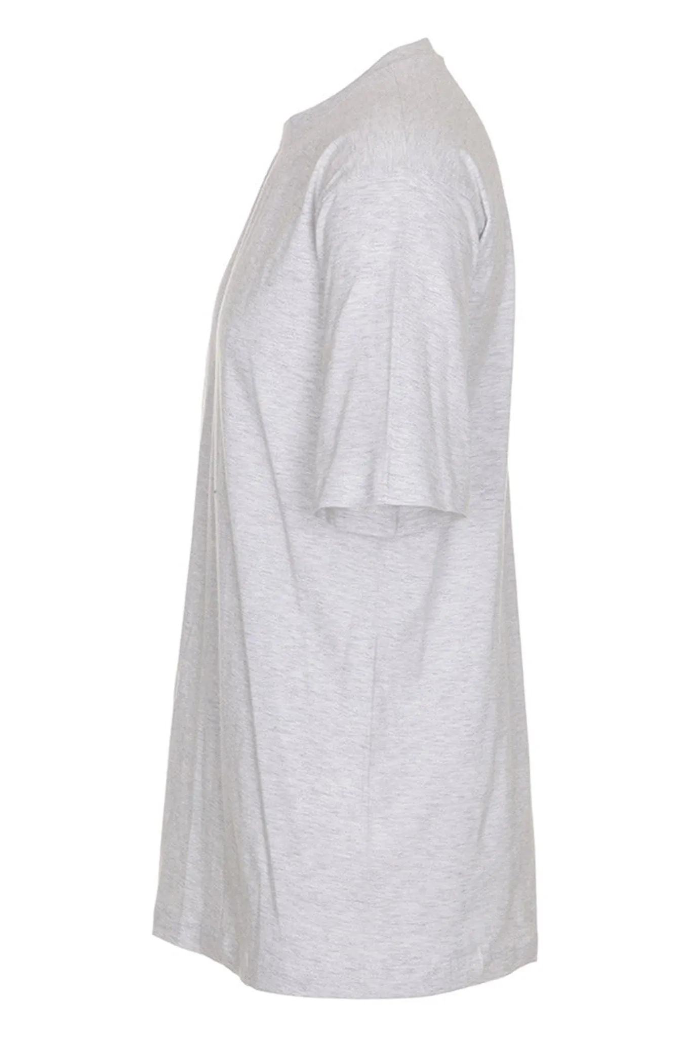 Oversized T-shirt - Light Grey Melange