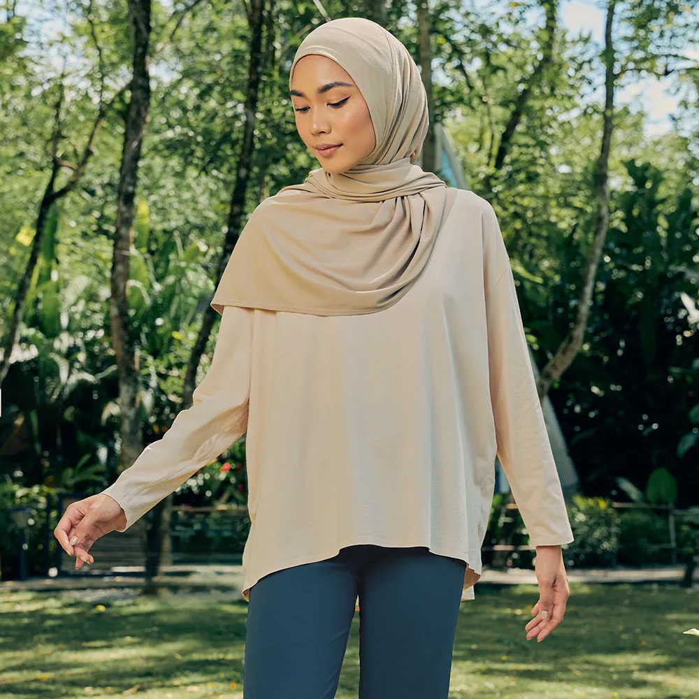 Oversized Top - Almond