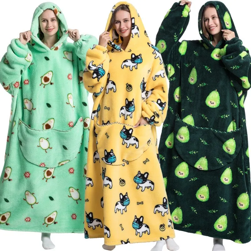 Oversized Wearable  TV Blankets