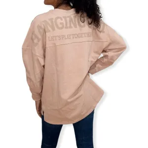 (Oversized) Women Sweatshirt - Bois de rose