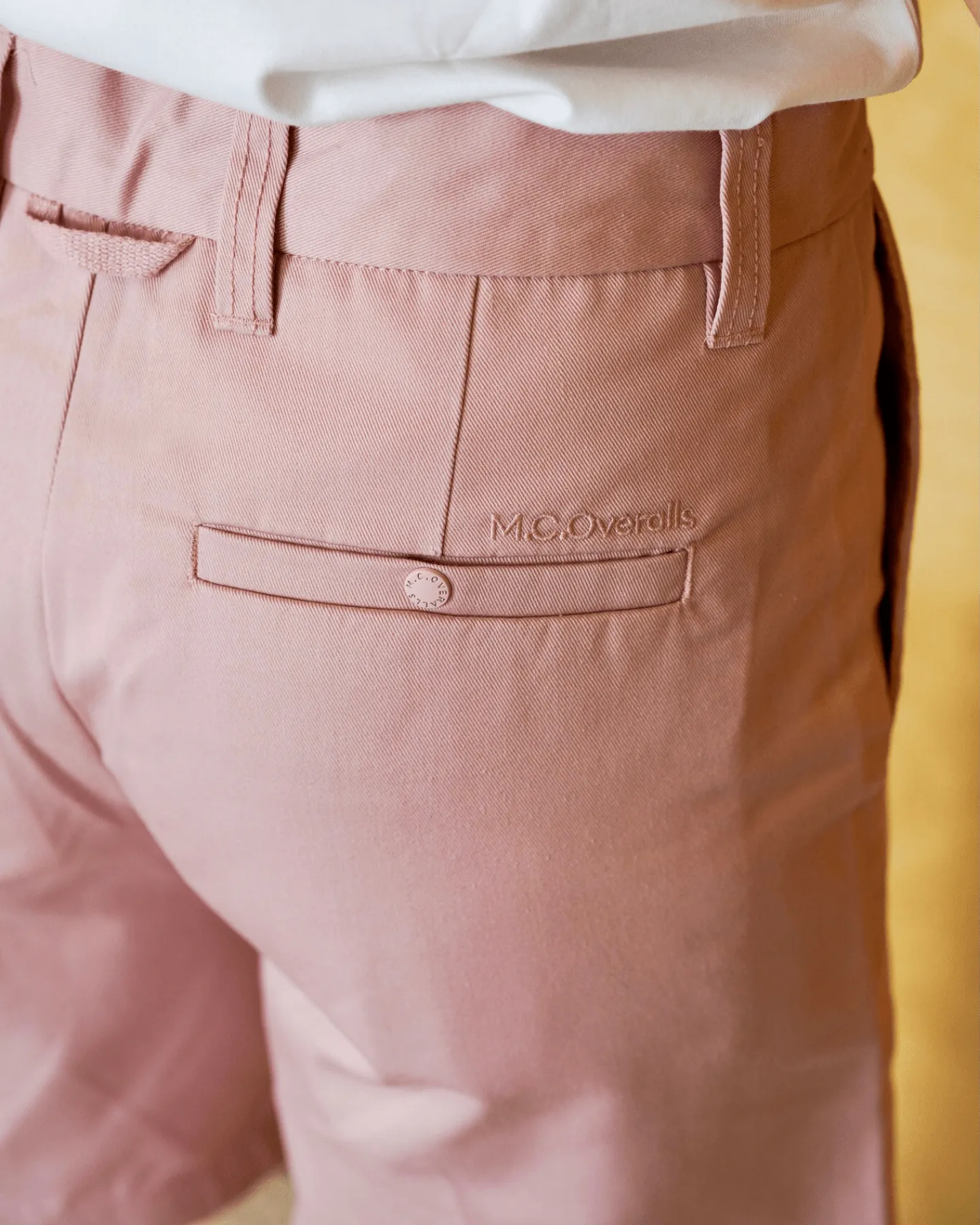 Oversized Work Shorts Dusty Pink