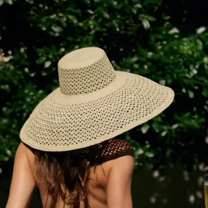 Oversized Woven Straw Hat