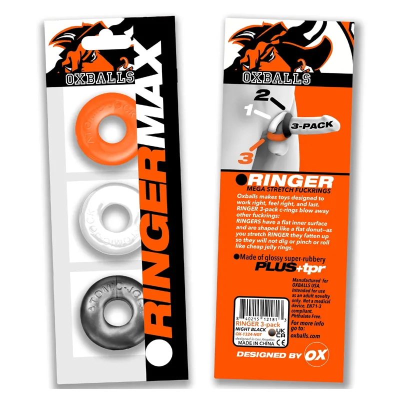 Oxballs Ringer Max 3 Pack