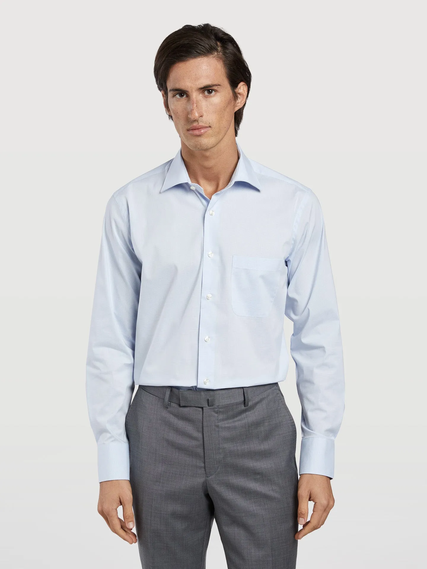 OXFORD COLLAR REGULAR FIT SINGLE CUFF