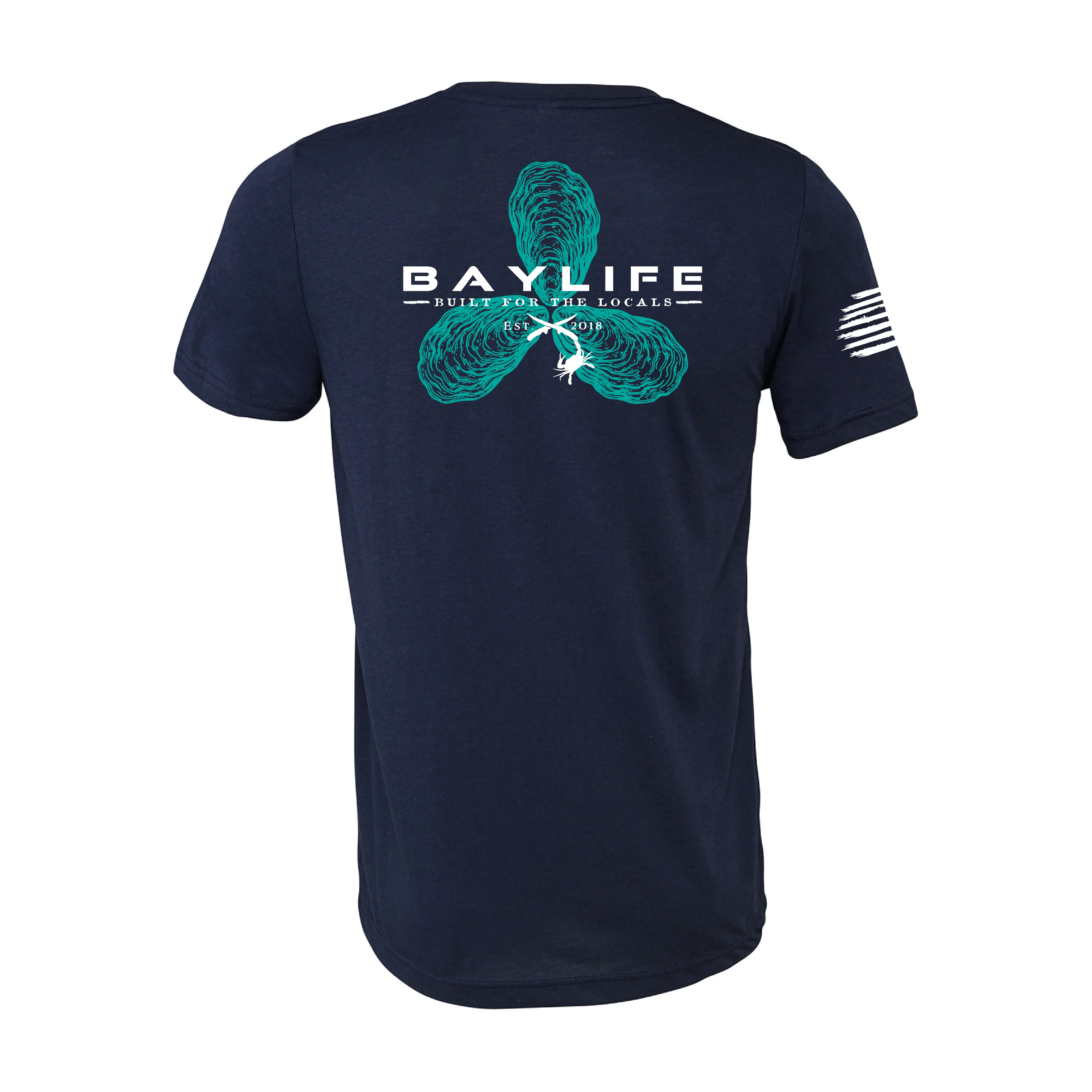 Oyster Propeller | Triblend Short Sleeve | Navy