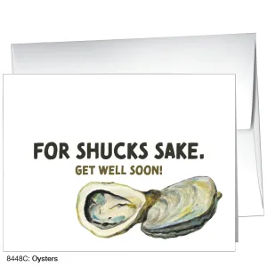 Oysters, Greeting Card (8448C)