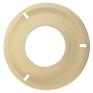 P300A Style G 8.25 Inch Round Heavy Duty Almond Porcelain Drip Pan