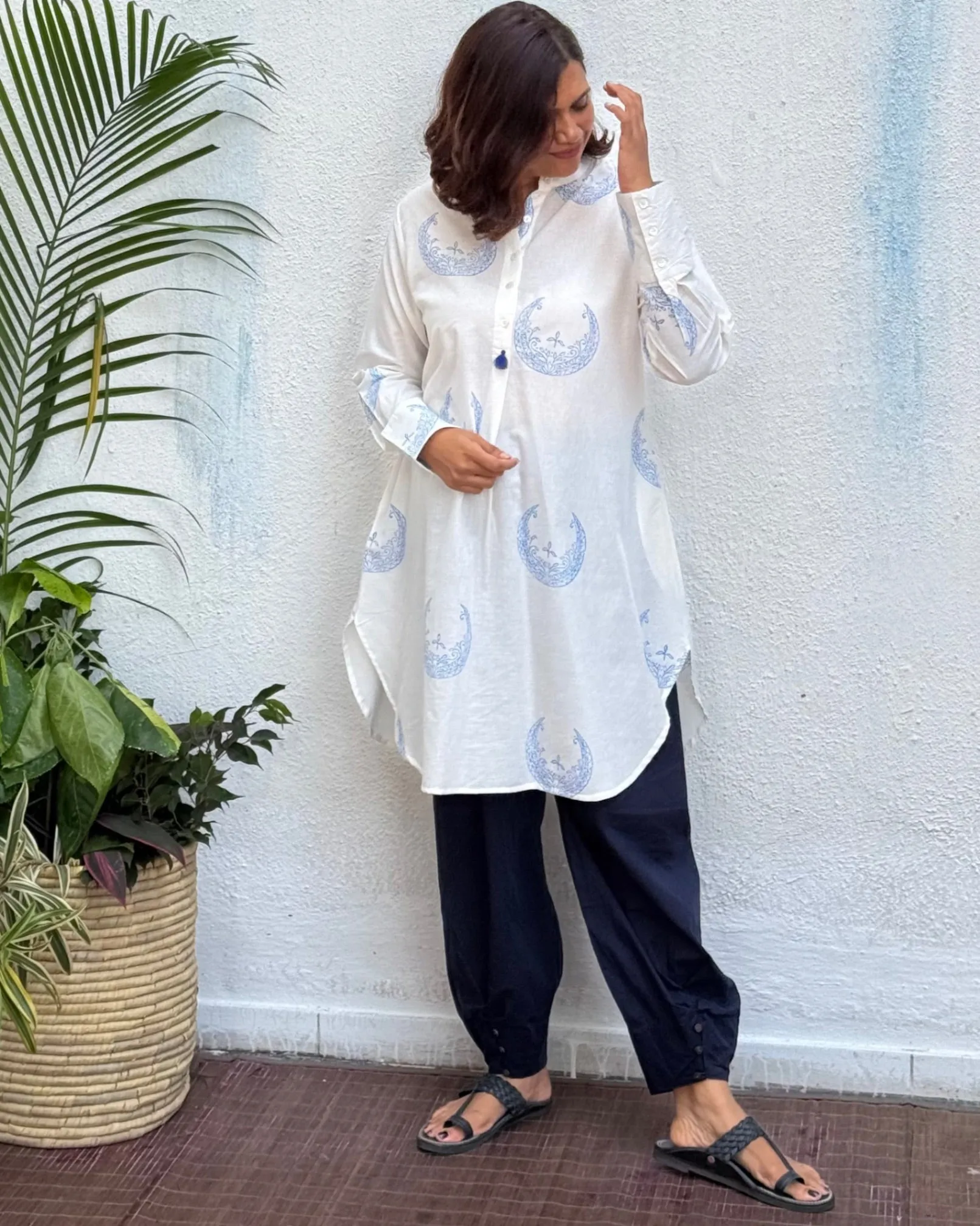 Paakeezah Block Printed Cotton Kurti