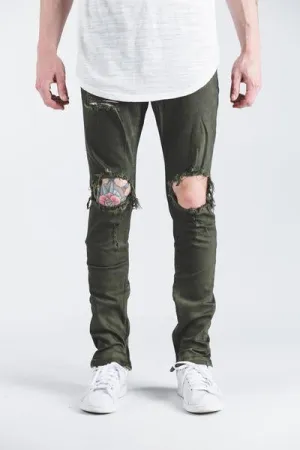 Pacific Denim (Olive Ripped)