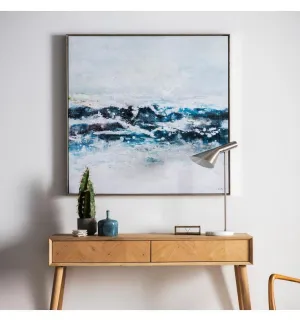 Pacific Ocean Waves Framed Art