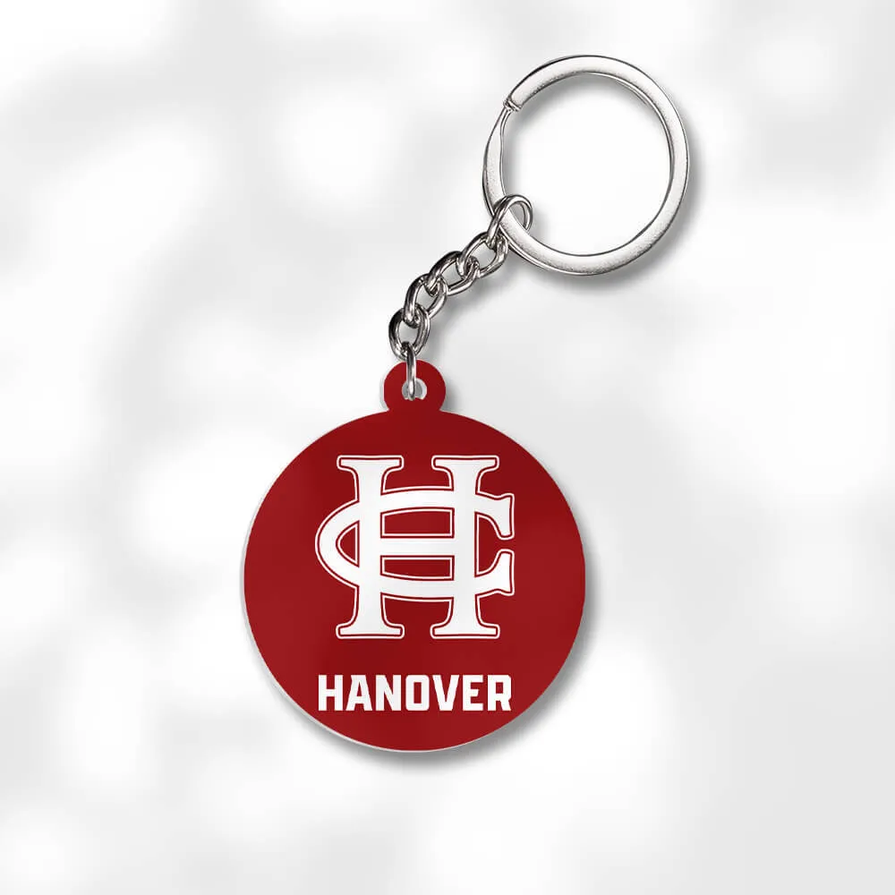 Pack 3 Hanover College Keychains