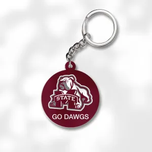 Pack 3 Mississippi State University Keychains