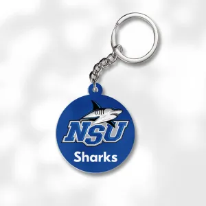 Pack 3 Nova Southeastern University Keychains