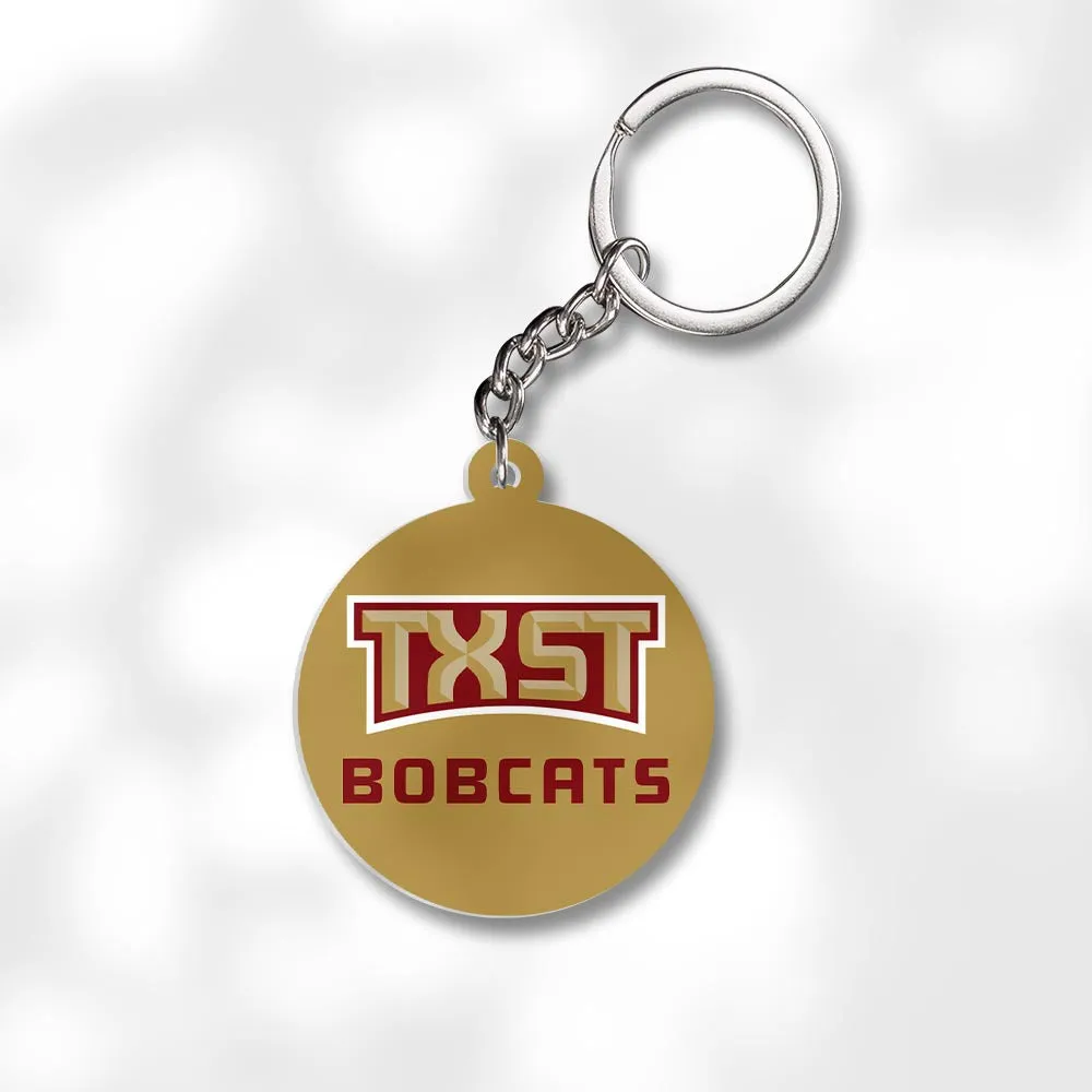 Pack 3 Texas State University Keychains