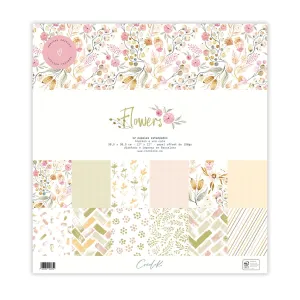 Pack Papeles 12x12 FLOWERS