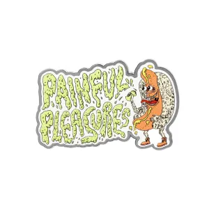 PainfulPleasures Hot Dog Enamel Pin — Price Per 1