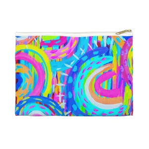 Painted Blue Rainbow: Accessory Pouch