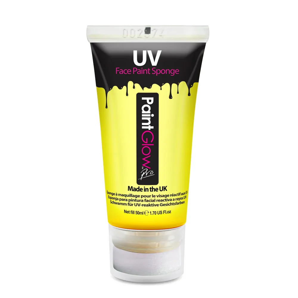 Paintglow Pro UV Face and Body Paint 50ml Yellow