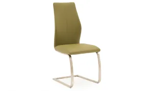 Pair of Irma Olive Green Dining Chairs by Vida Living