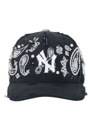 PAISLEY CITY TOUR STUDDED SNAPBACK (NAVY NEW YORK)