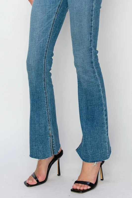 Paisley High Rise Flare Jeans