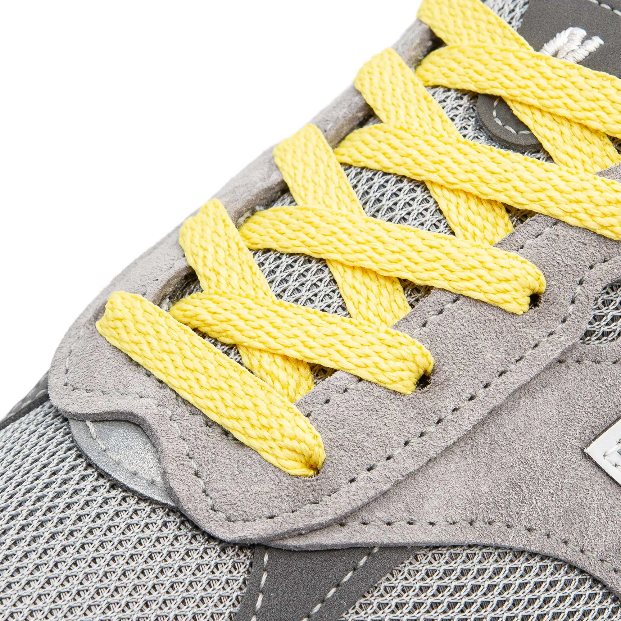 Pale Yellow Flat Shoe Laces