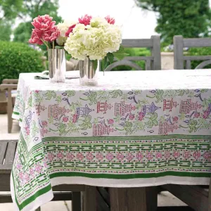 Palms & Pagodas Tablecloth