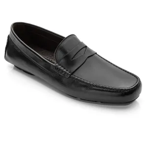 Palo Alto Black Driving Shoe