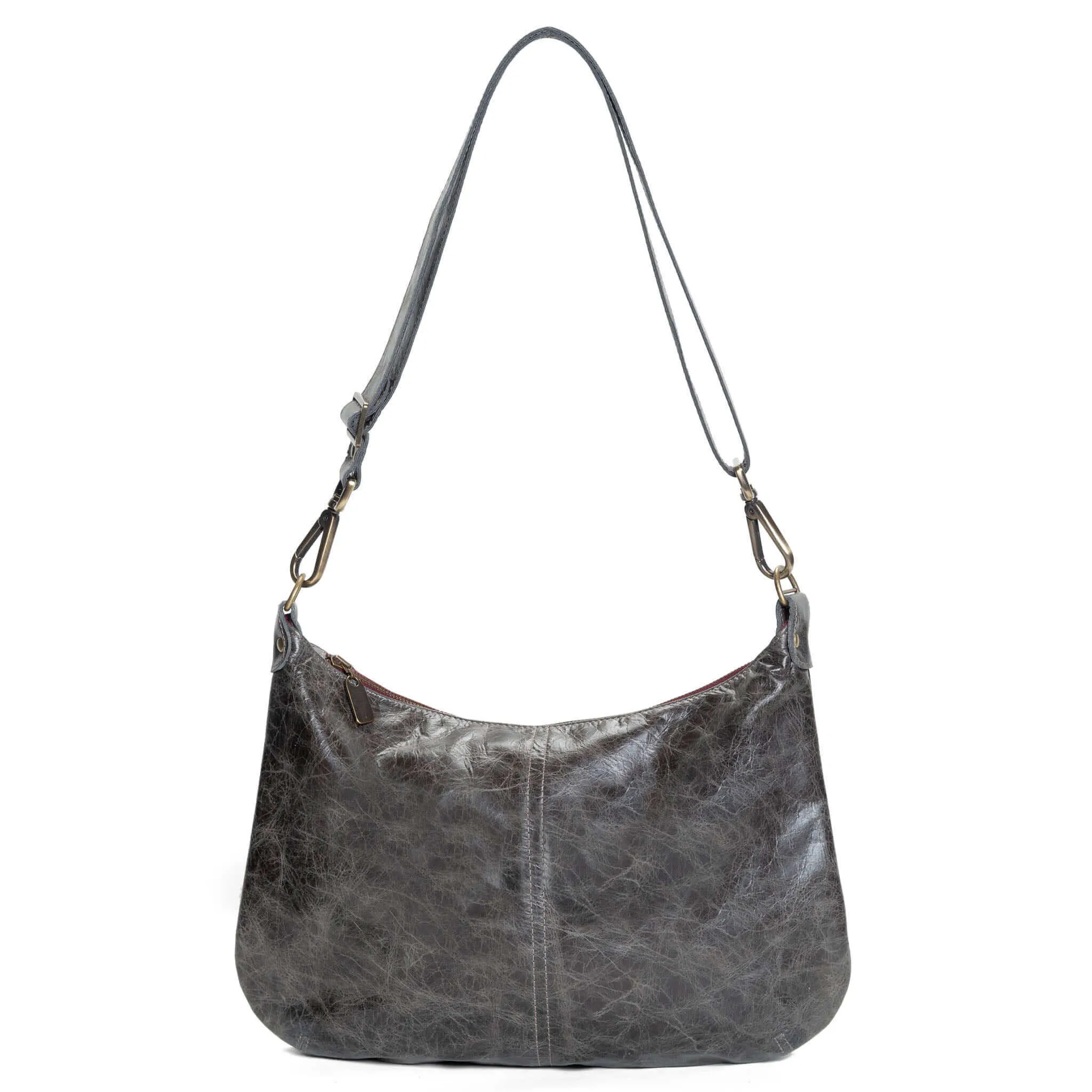 Pamela Crossbody Hobo - River Rock