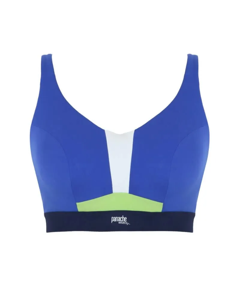 Panache Sport Endurance Ultra Perform Non Padded Underwire Sports Bra - Blue