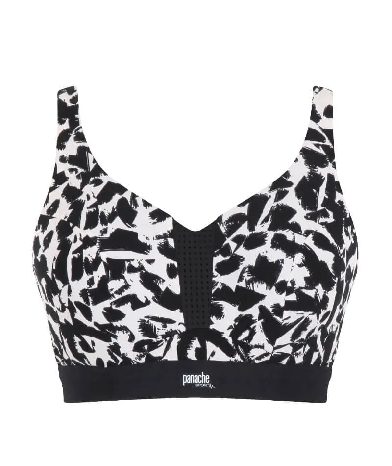 Panache Sport Endurance Ultra Perform Non Padded Underwire Sports Bra - Mono Print