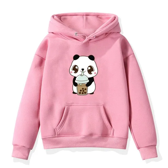 Panda Japanese Hoodie<br>Panda Kids