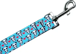 Panda Love Nylon Pet Leash 1in By 4ft