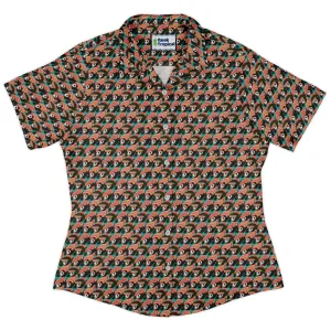 Panda Nigiri Anime Curvy Button Up Shirt