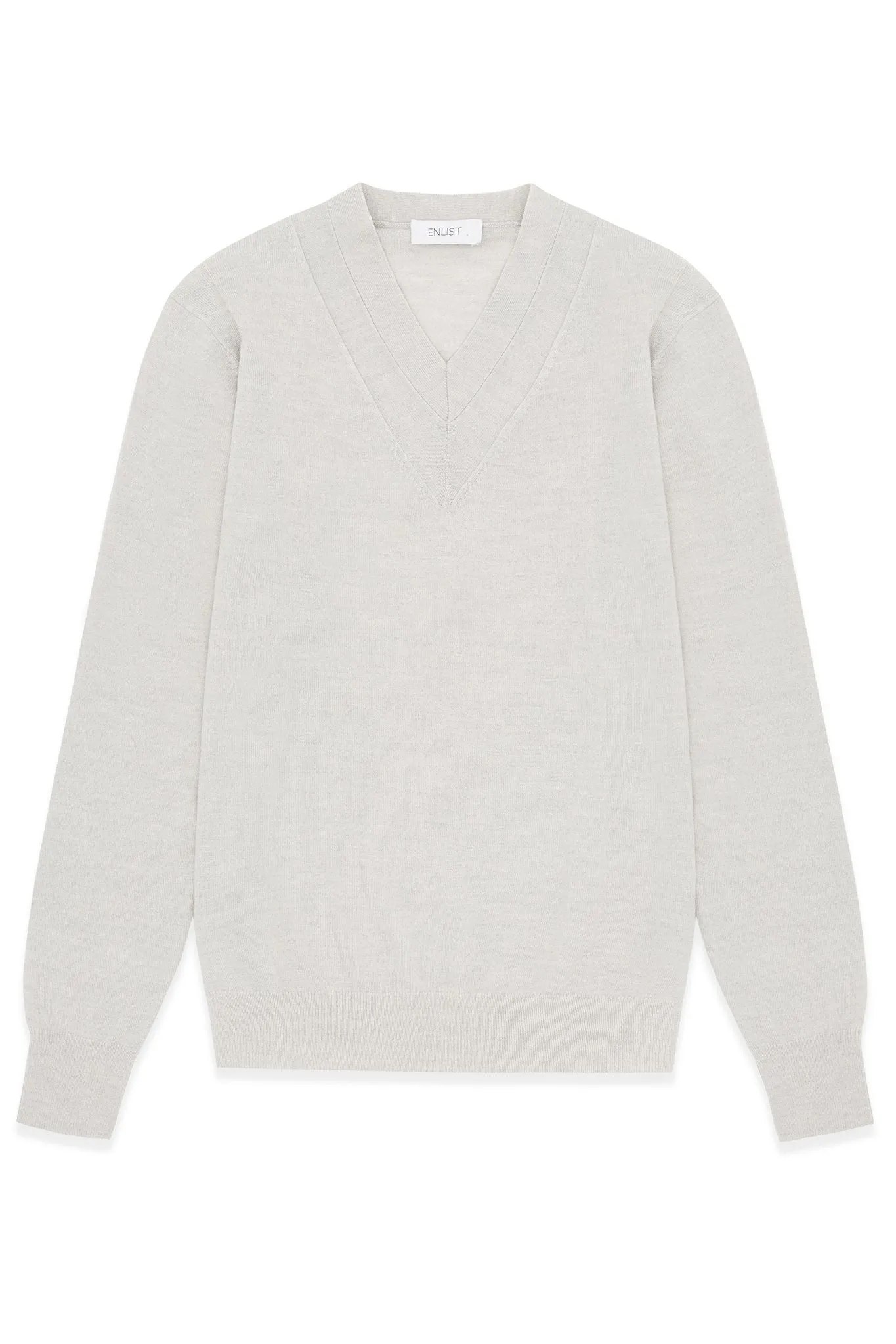 Panelled Merino Wool Sweater