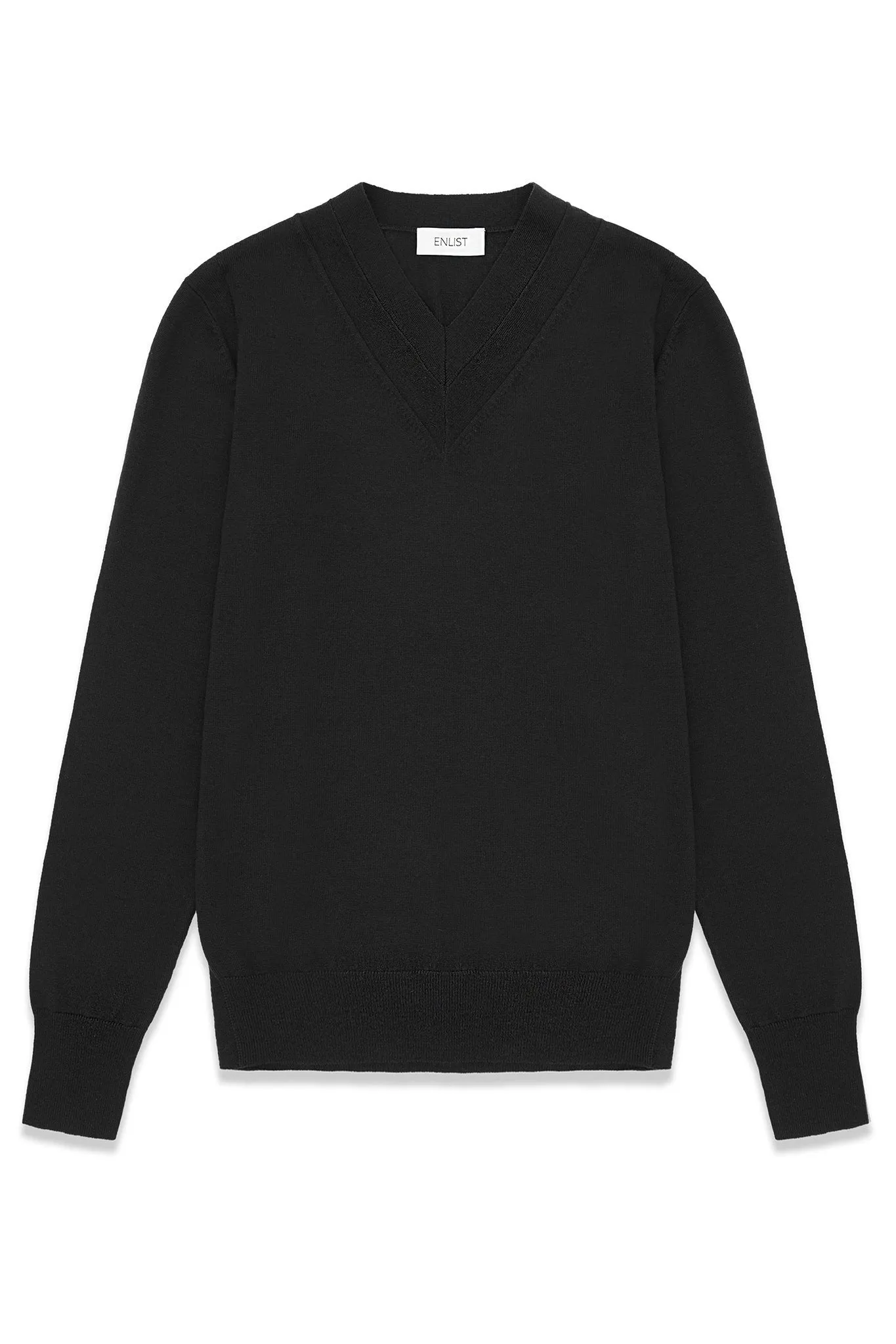 Panelled Merino Wool Sweater