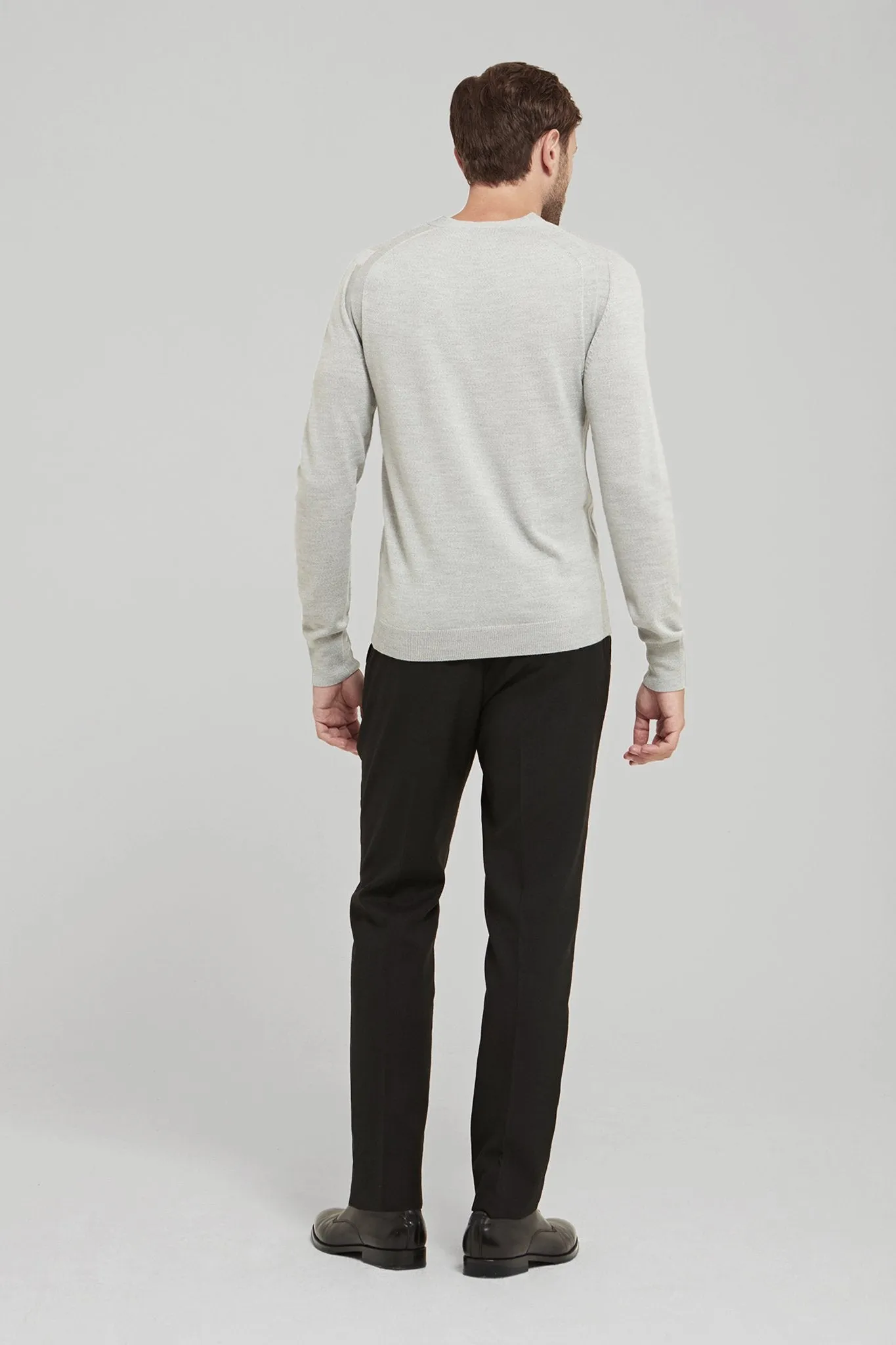 Panelled Merino Wool Sweater